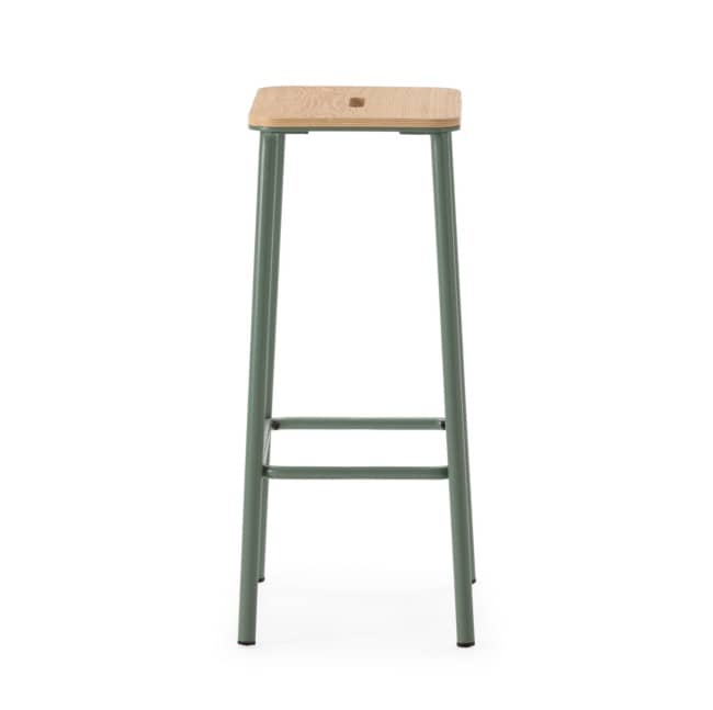 Taburete abba roble-pata aguamarina 2p-caja 19001 - Imagen 5