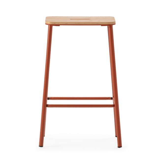 Taburete abba roble-pata teja 2p-caja 19002 - Imagen 5