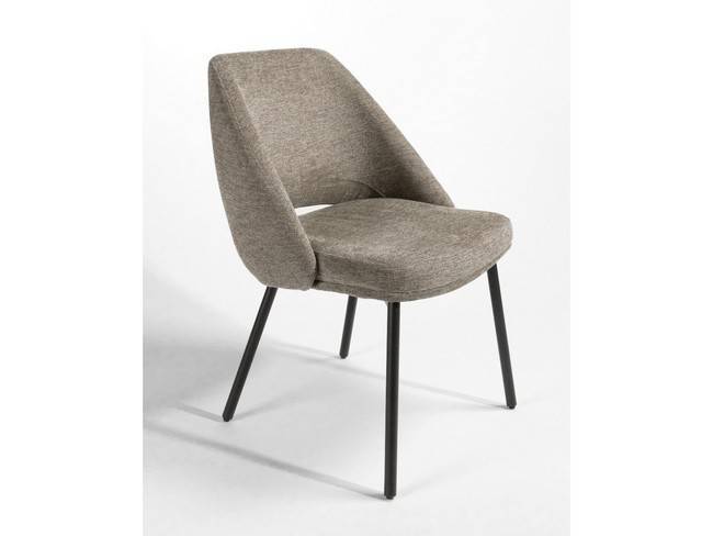 Silla beirut color marron asiento respaldo tapizados BGL-BEIRUT-MARRON - Imagen 11