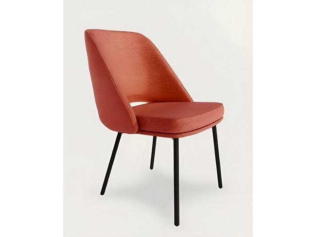 Silla beirut color marron asiento respaldo tapizados BGL-BEIRUT-MARRON - Imagen 6