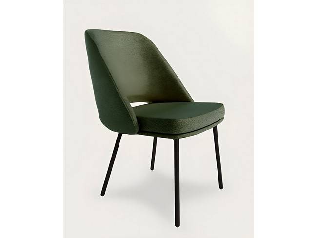 Silla beirut color marron asiento respaldo tapizados BGL-BEIRUT-MARRON - Imagen 7