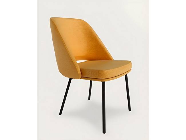 Silla beirut color marron asiento respaldo tapizados BGL-BEIRUT-MARRON - Imagen 9