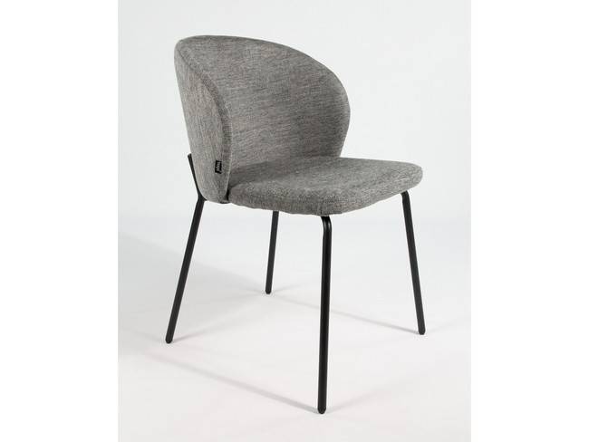 Silla bergen tapizado mostaza patas metálicas negras BGL-BERGEN - Imagen 7