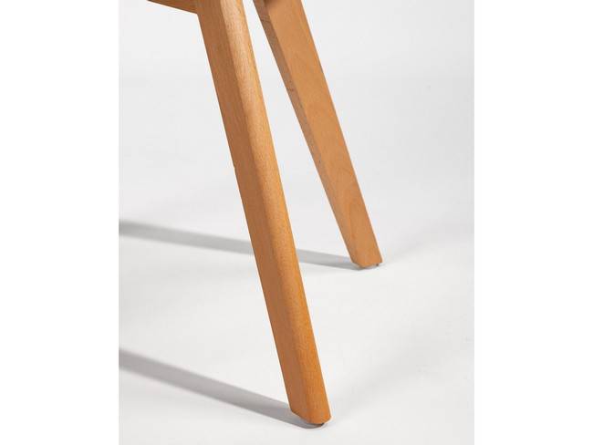 Silla nórdica blanco asiento tapizado patas madera BGL-BERLIN-BLANCO - Imagen 9