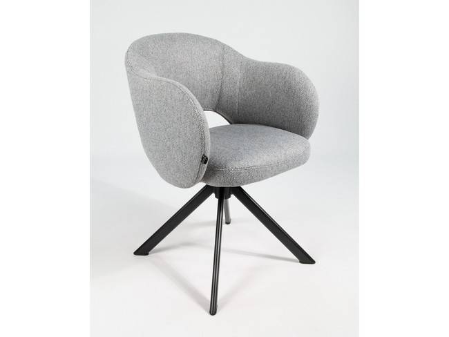 Silla cork tapizado mostaza patas metálicas negras BGL-CORK - Imagen 3