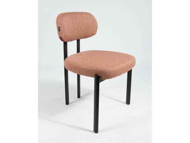 Silla durban tapizado marrón patas metálicas negras BGL-DURBAN - Imagen 5