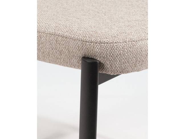 Silla durban tapizado marrón patas metálicas negras BGL-DURBAN - Imagen 8