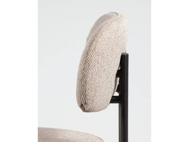 Silla durban tapizado marrón patas metálicas negras BGL-DURBAN - Imagen 10