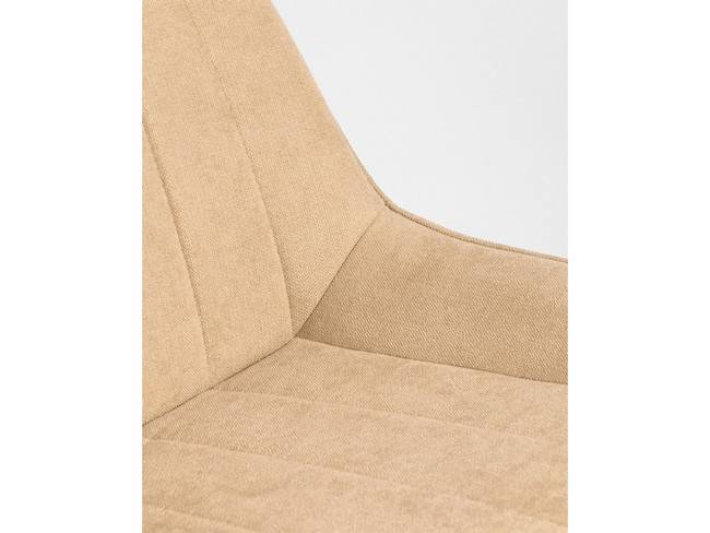 Silla tapizada crema, patas cromadas, moderna elegante BGL-ESTAMBUL-CREMA - Imagen 7