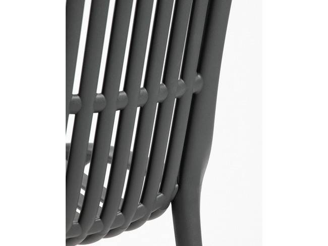 Silla apilable polipropileno moderna color grafito, para BGL-MILAN-GRAFITO - Imagen 12