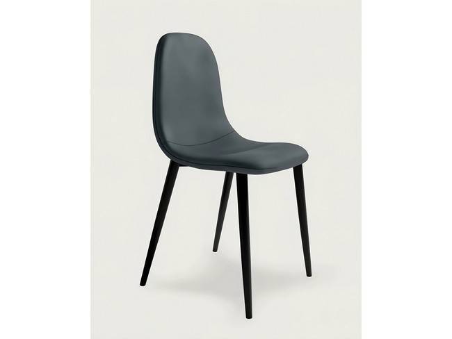 Silla comedor moderna color gris claro, patas BGL-OPORTO-GRIS - Imagen 4