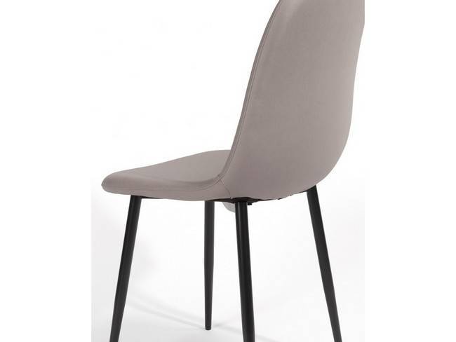 Silla comedor moderna color gris claro, patas BGL-OPORTO-GRIS - Imagen 7