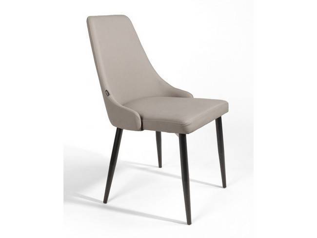 Silla moderna metal tapizada gris claro patas BGL-PARIS-GRIS - Imagen 7