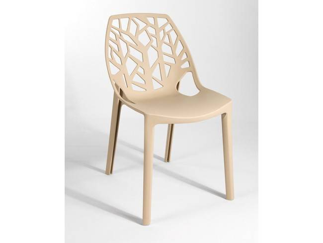 Silla apilable polipropileno moderna color grafito BGL-PRAGA-GRAFITO - Imagen 5