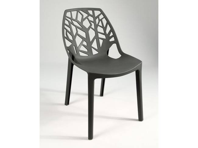 Silla apilable polipropileno moderna color grafito BGL-PRAGA-GRAFITO - Imagen 6