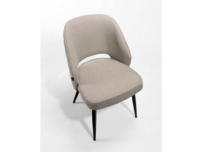 Silla moderna gris claro patas negras BGL-SICILIA-GRISPERLA - Imagen 8