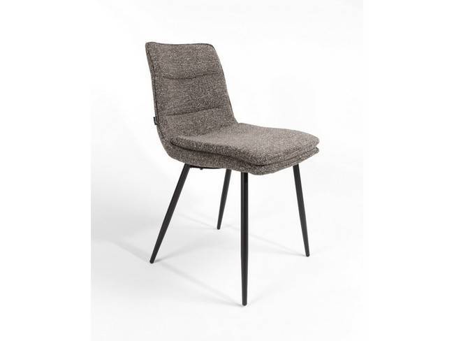 Silla sintra tapizado antracita patas metálicas negras BGL-SINTRA - Imagen 1