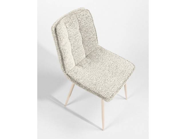 Silla torino tapizado antracita patas metálicas marfil BGL-TORINO - Imagen 8