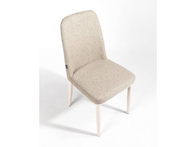 Silla comedor moderna modelo tromso patas metal SILLA-TROMSO-PATAS-MARFIL-MARRON-12 - Imagen 12