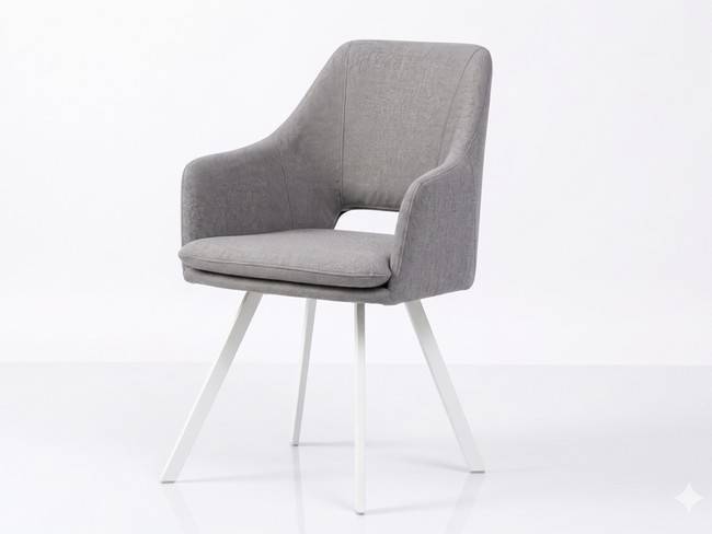 Sillon alex pata blanca varios tapizados SILLON-ALEX-BLANCO-VIALE - Imagen 2