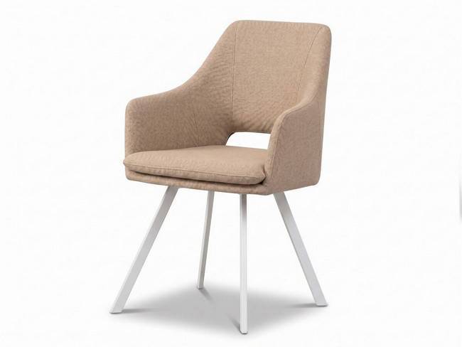 Sillon alex pata blanca varios tapizados SILLON-ALEX-BLANCO-VIALE - Imagen 1