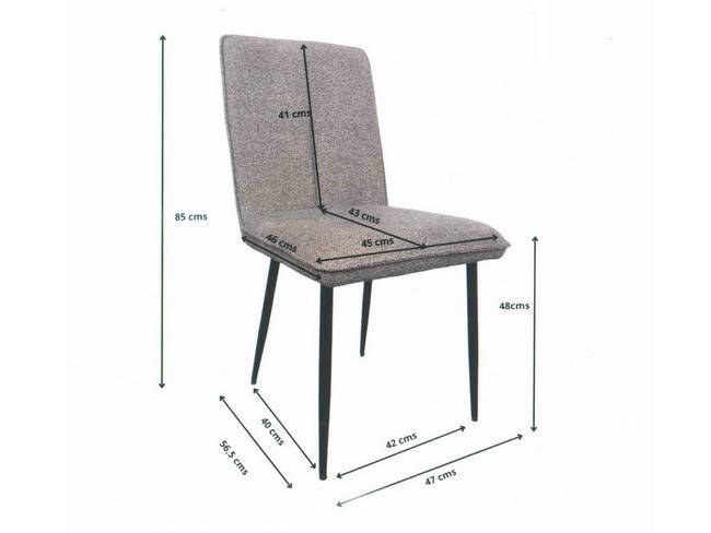 Silla pata negra varios tapizados ZOE-VIALE - Imagen 4
