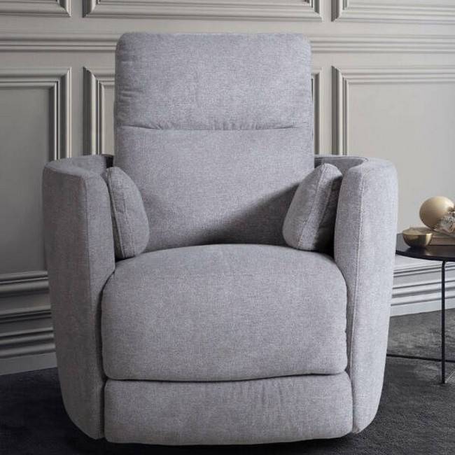  sillon modelo  mei tela  color  gris giratorio y relax manual. Modelo 10145019000108, imagen 3