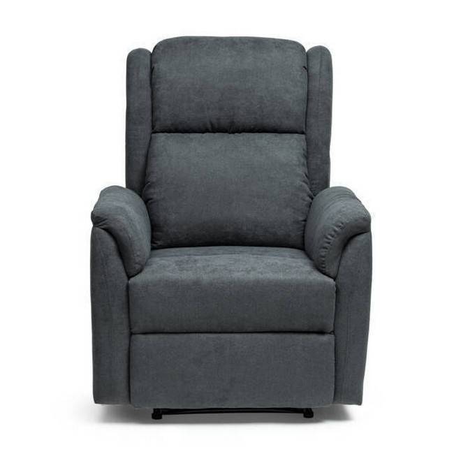Sillón gris Dom Relax manual, ideal para momentos de descanso.