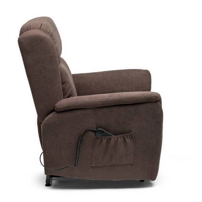  sillon modelo  dom powerlift  color  choco tela. Modelo 10145043000043, imagen 4