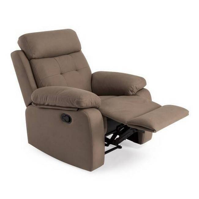 Sillón Amberes marrón, diseño manual para máximo confort.