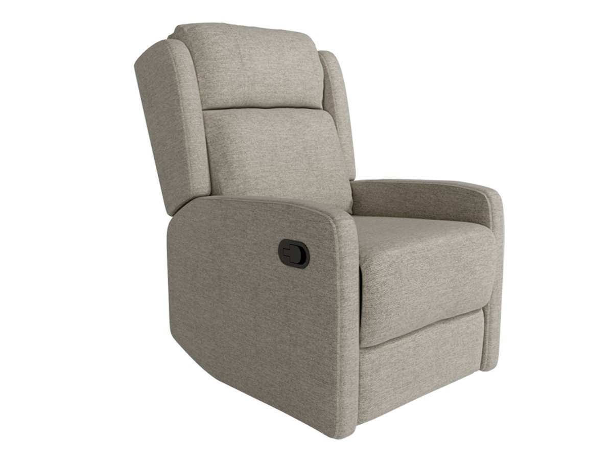  sillón relax manual con estructura de hierro y asiento con muelles y cincha resistente. disponible en gris, perla, pizarra o tierra.. Modelo MANUAL-CELIA, imagen 2