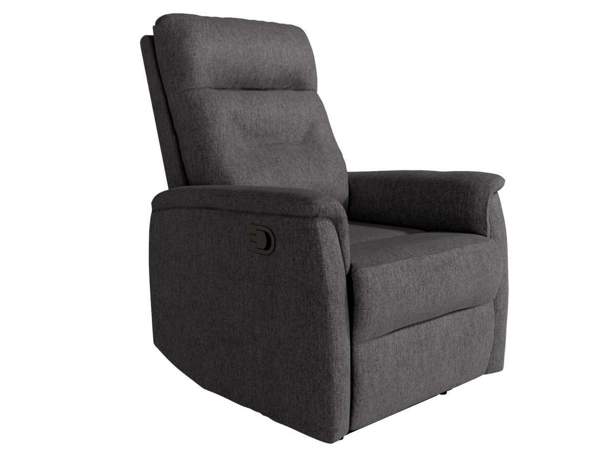  sillón relax de palanca manual, estructura de hierro, asiento con muelles. acabados en perla o pizarra.. Modelo MANUAL-DIANA, imagen 3