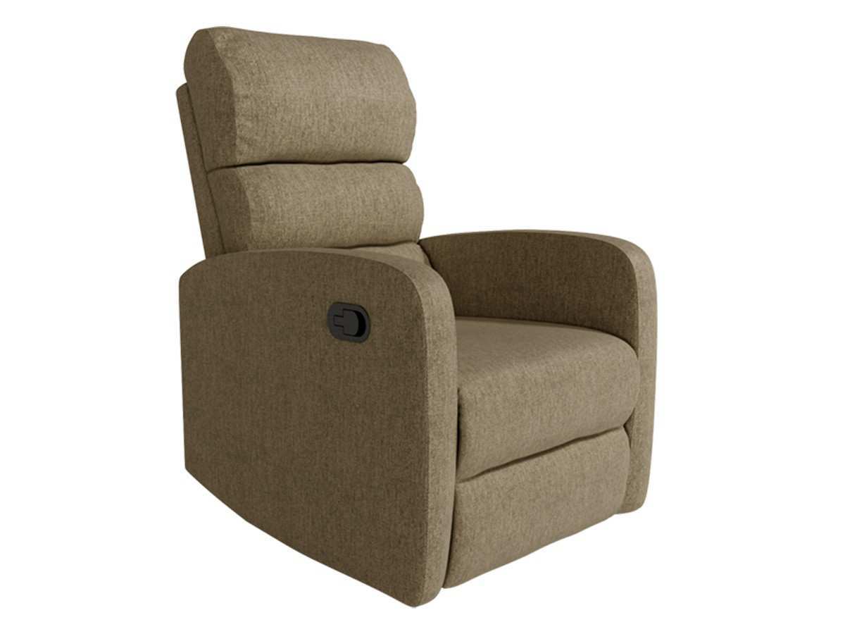  sillón relax de palanca, estructura de hierro, asiento con muelles. acabados en gris o tierra.. Modelo MANUAL-ELSA, imagen 3