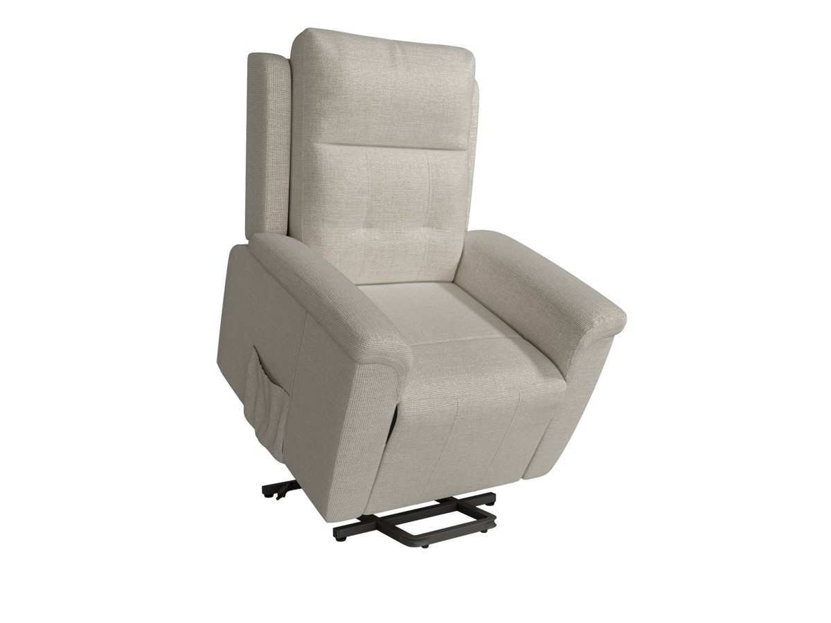  sillón elevador relax  powerlift eléctrico con 3 motores y asiento con muelles. colores disponibles: gris, perla. Modelo POWERLIFT-3MOTORES-NOELIA, imagen 3