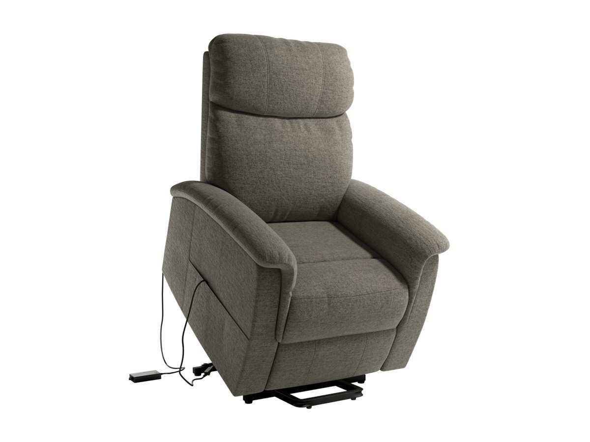  sillón elevador con estructura de hierro, asiento resistente. disponible en gris, perla, pizarra o tierra.. Modelo POWERLIFT-MIA, imagen 2