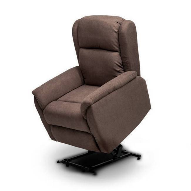 Sillon modelo powerlift color choco tela 10145043000043 - Imagen 3