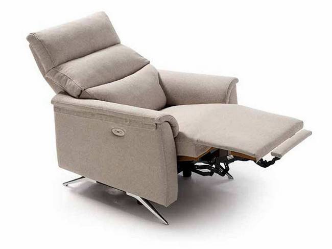 relax motorizado con asiento muelles zig-zag y respaldo cinchado. Modelo SILLON-RELAX-LAND-CLD