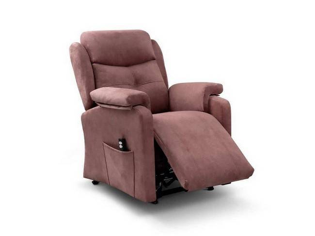 relax electrico de gran calidad con asientos de 28kg y bastidor de cincha. respaldo de fibra siliconada, piezas desenfundables SILLON-RELAX-POWERLIFT-BLIS-K4