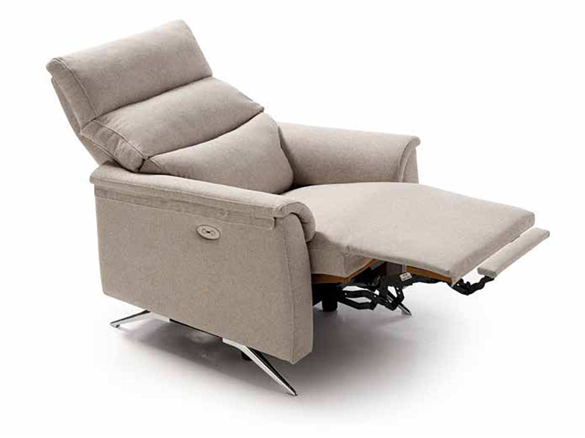 sillon relax electrico con pata metal
