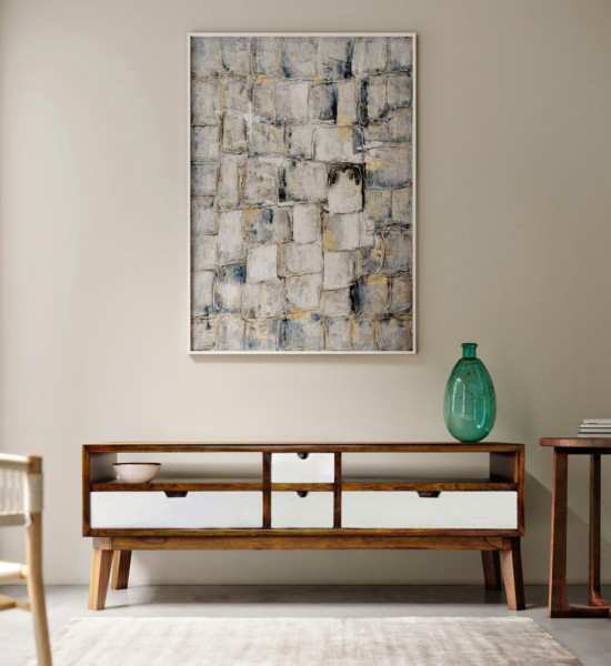 Mueble artic 4 cajones 2 huecos 140x40x50 317010 - Imagen 9