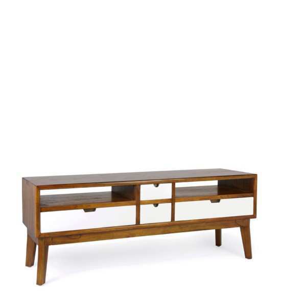 Mueble artic 4 cajones 2 huecos 140x40x50 317010 - Imagen 1
