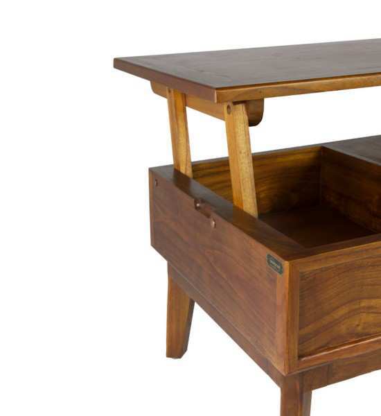 Mesa centro artic 2 cajones elevable 115x60x45-65 317016 - Imagen 3