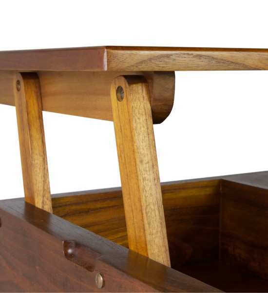 Mesa centro artic 2 cajones elevable 115x60x45-65 317016 - Imagen 4