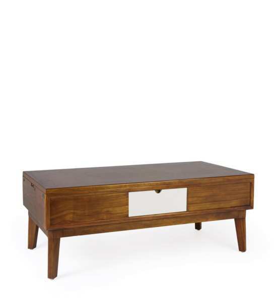 Mesa centro artic 2 cajones elevable 115x60x45-65 317016 - Imagen 1