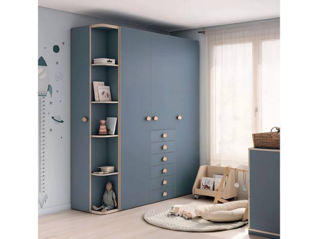 Cuna soft 120 ruedas diseño líneas suaves BAMBOO-09 - Imagen 2