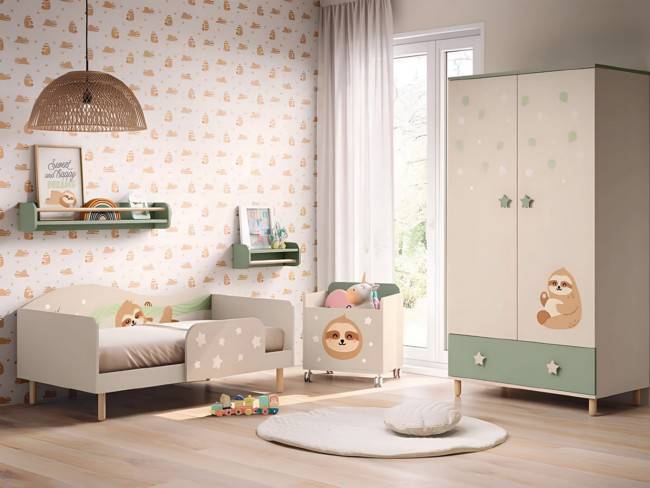 Cuna convertible perezoso colección oficial wonderful BAMBOO-24 - Imagen 2