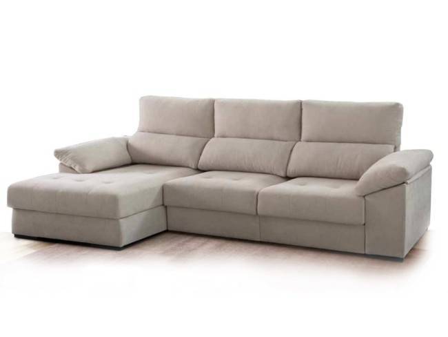 Chaise longue extensible respaldo reclinable 280x155 opción CHAISE-CARRO-EXTENSIBLE-CATO-MS - Imagen 3