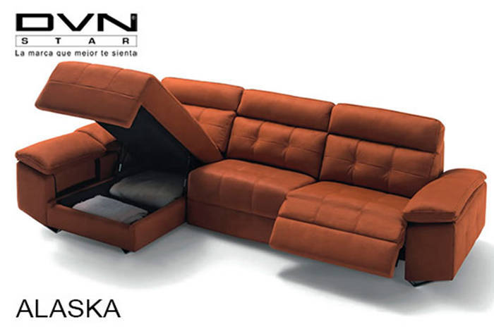 Sofá chaise relax alaska 308 opción versátil CHAISE-TUMBONA-RELAX-ALASKA - Imagen 2