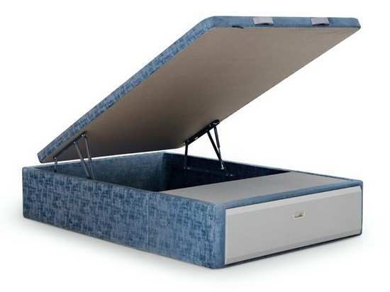 Canape abatible tapizado tela polipiel cajon integrado COBBLER - Imagen 2