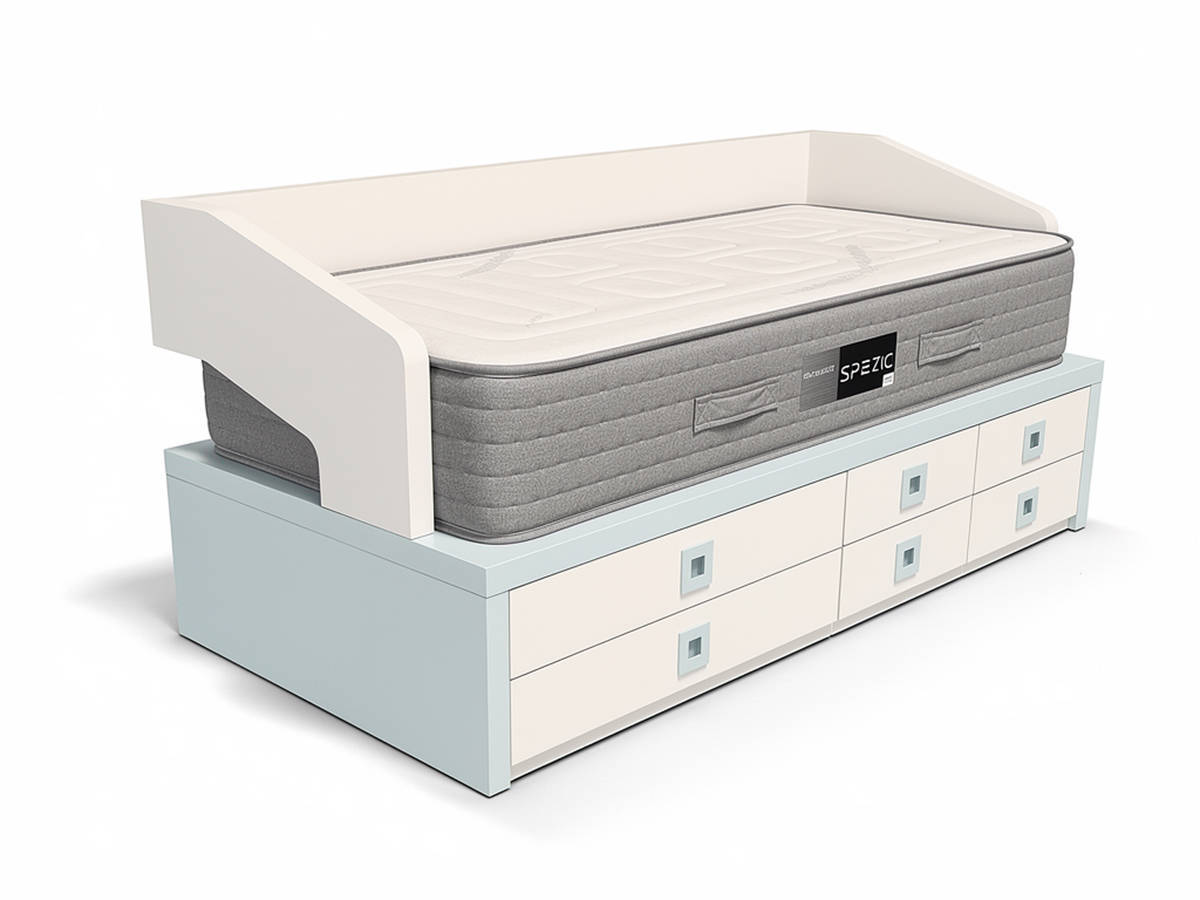 Mueble compacto juvenil 6 cajones frentes lacados COMPACTO-CAJONES-LACADOS - Imagen 1